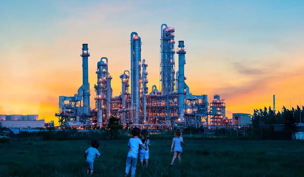 Environmental consideration in property investment near petrochemical refineries